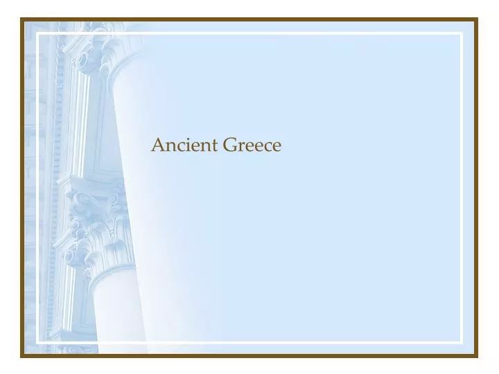 ancient greece