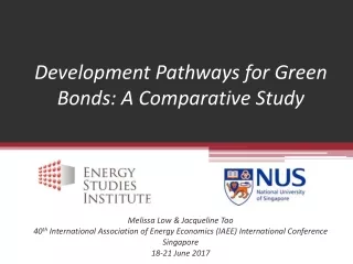 Development Pathways for Green Bonds: A Comparative Study