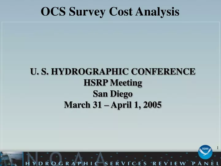 ocs survey cost analysis