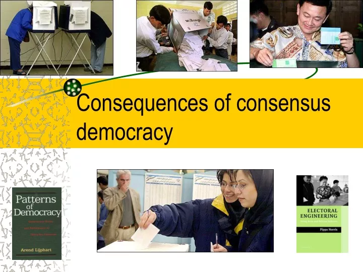 consequences of consensus democracy
