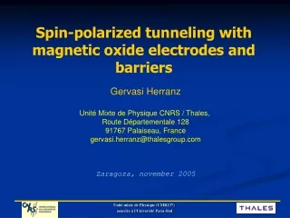 Spin-polarized tunneling with magnetic oxide electrodes and barriers