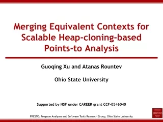 Merging Equivalent Contexts for Scalable Heap-cloning-based Points-to Analysis