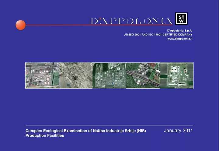 d appolonia s p a an iso 9001 and iso 14001 certified company www dappolonia it