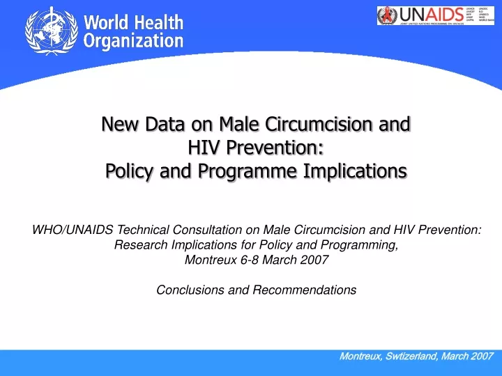new data on male circumcision and hiv prevention