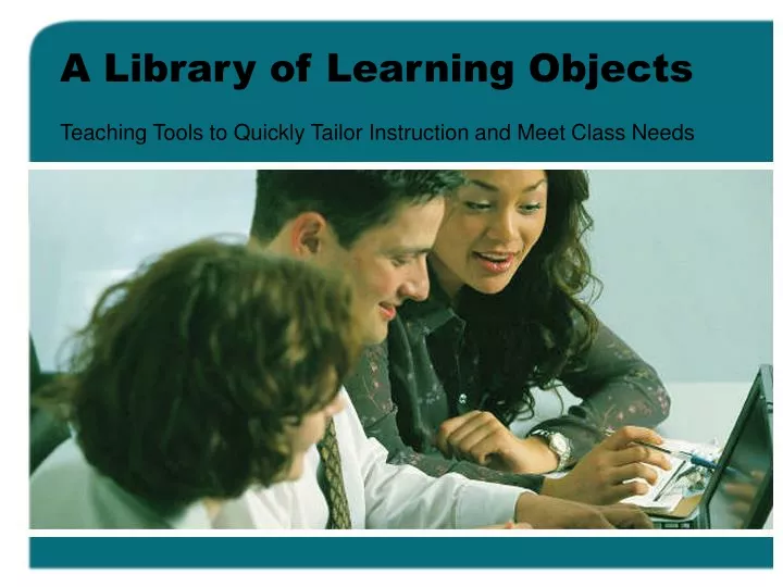 a library of learning objects