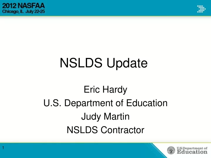 nslds update