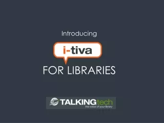 Introducing FOR LIBRARIES