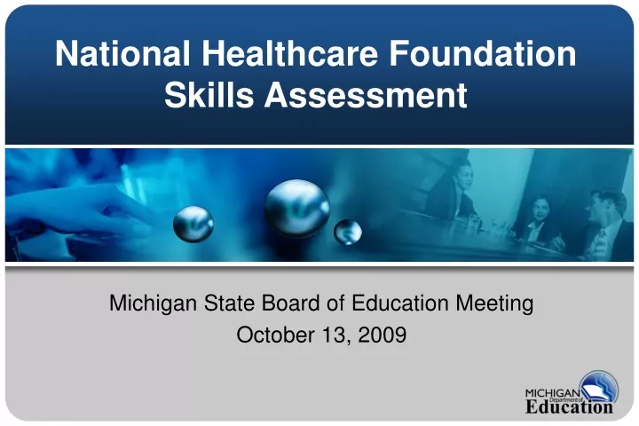 national healthcare foundation skills assessment