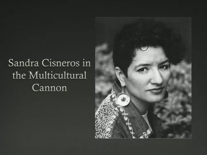 sandra cisneros in the multicultural cannon