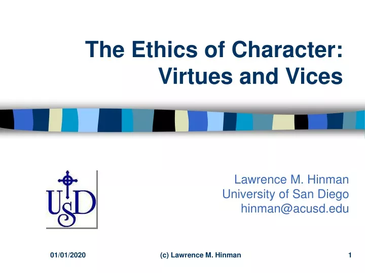 the ethics of character virtues and vices