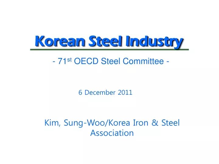 korean steel industry