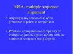 PPT - Multiple sequence alignment MSA PowerPoint Presentation, free ...