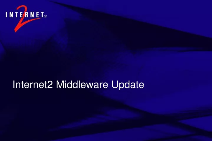 internet2 middleware update
