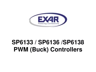 SP6133 / SP6136 /SP6138 PWM (Buck) Controllers