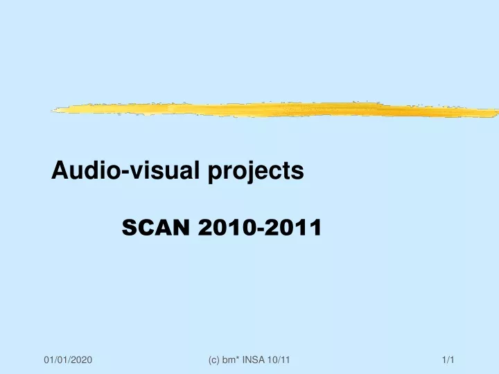audio visual projects