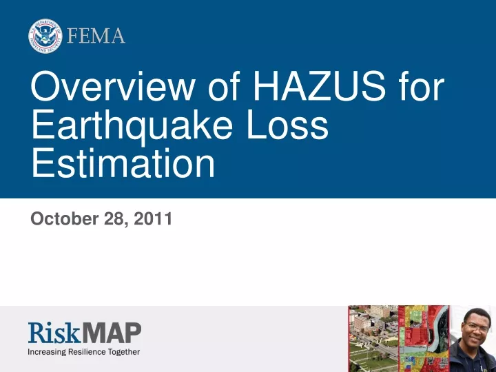 overview of hazus for earthquake loss estimation