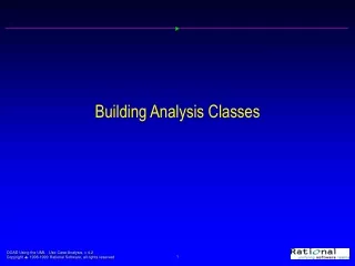 Building Analysis Classes