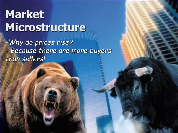 market microstructure