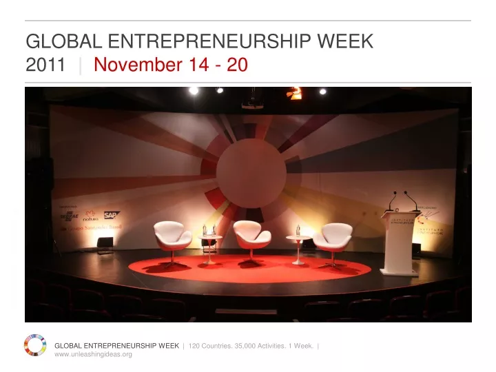 global entrepreneurship week 2011 november 14 20