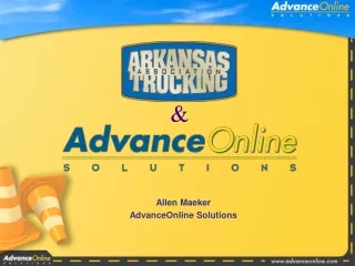 Allen Maeker AdvanceOnline Solutions