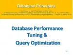 Database Performance Tuning: Concepts and Optimization - slide 1