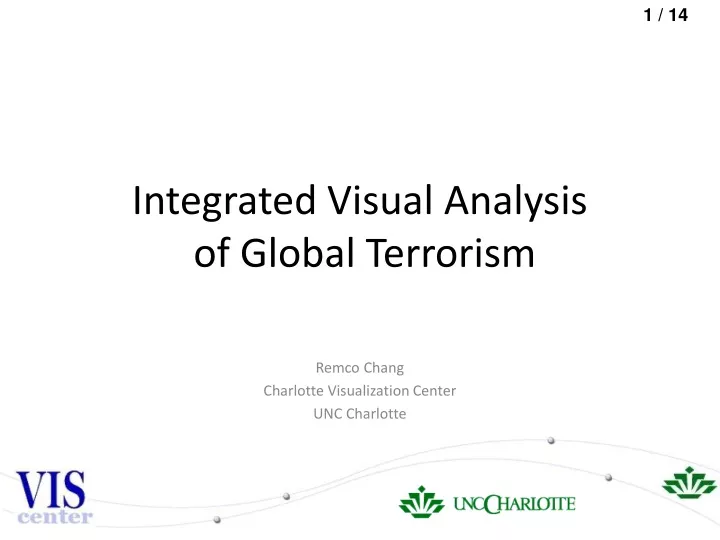 integrated visual analysis of global terrorism
