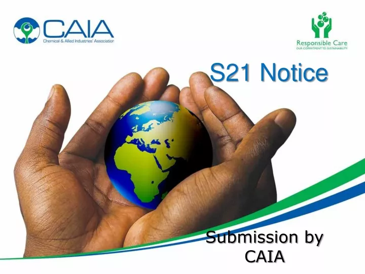 s21 notice