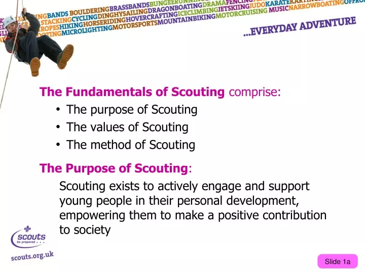 the fundamentals of scouting comprise the purpose