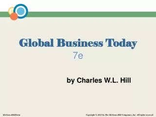 Global Business Today 7e