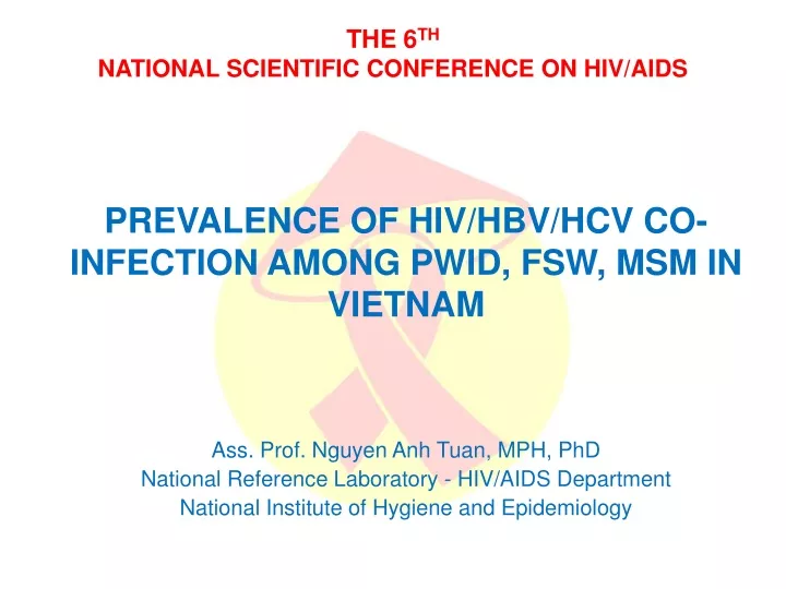 prevalence of hiv hbv hcv co infection among pwid fsw msm in vietnam