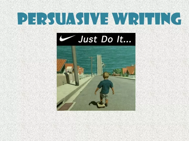 persuasive writing