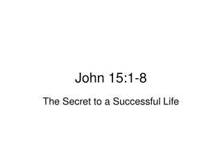 John 15:1-8