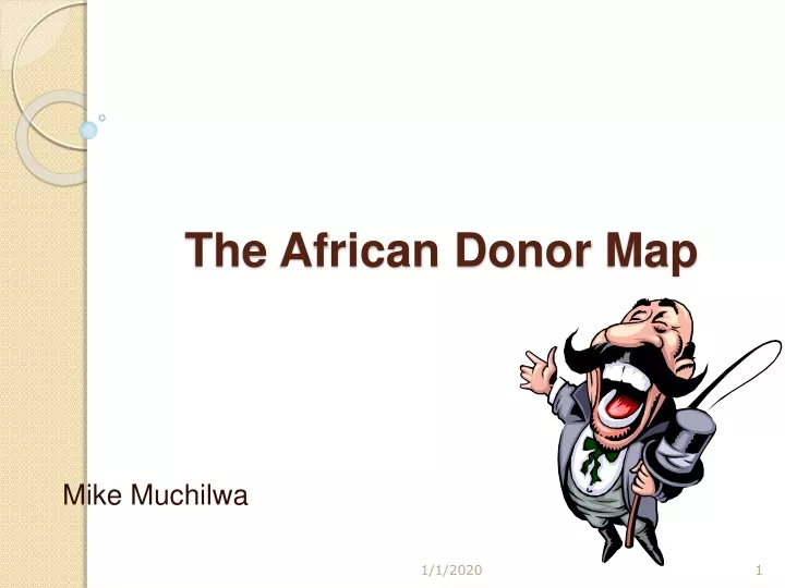 the african donor map