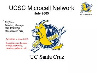 UCSC Microcell Network July 2005