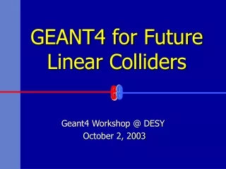 GEANT4 for Future Linear Colliders