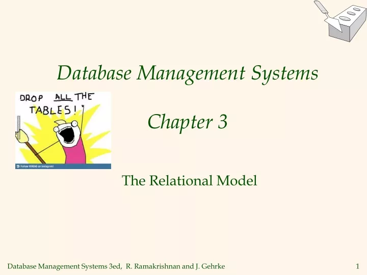 database management systems chapter 3