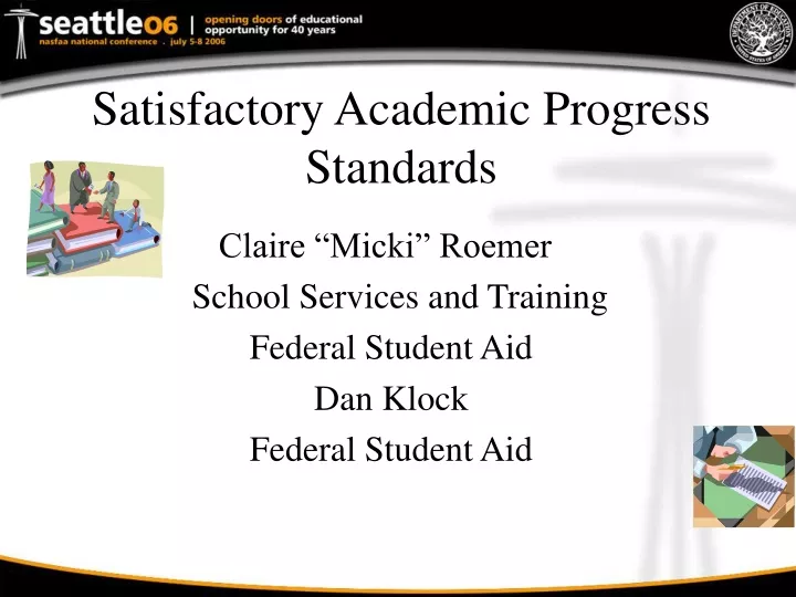 satisfactory academic progress standards