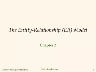 The Entity-Relationship (ER) Model