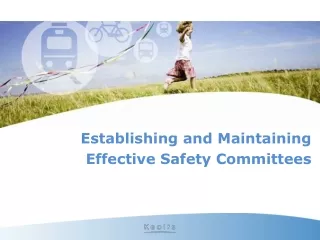 Establishing and Maintaining  Effective Safety Committees