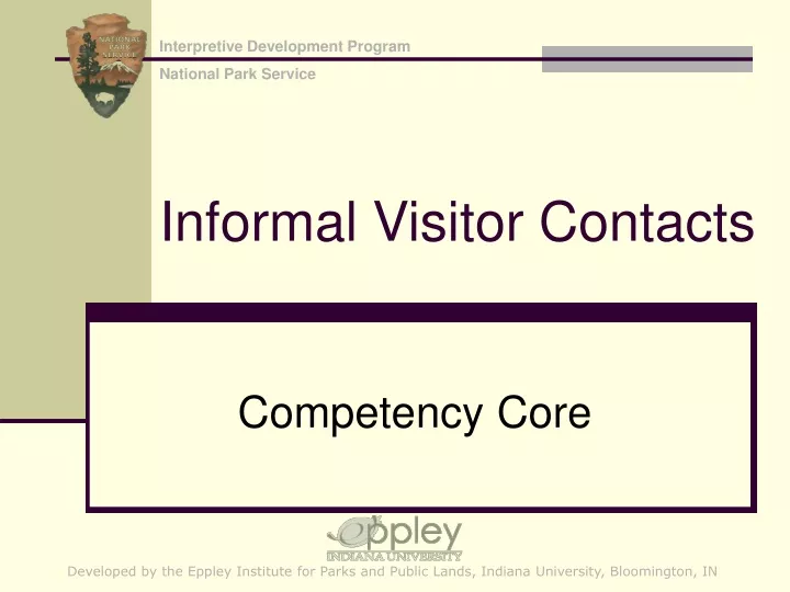 informal visitor contacts