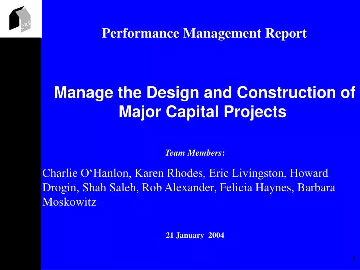 performance management report