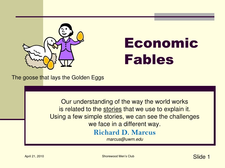 economic fables