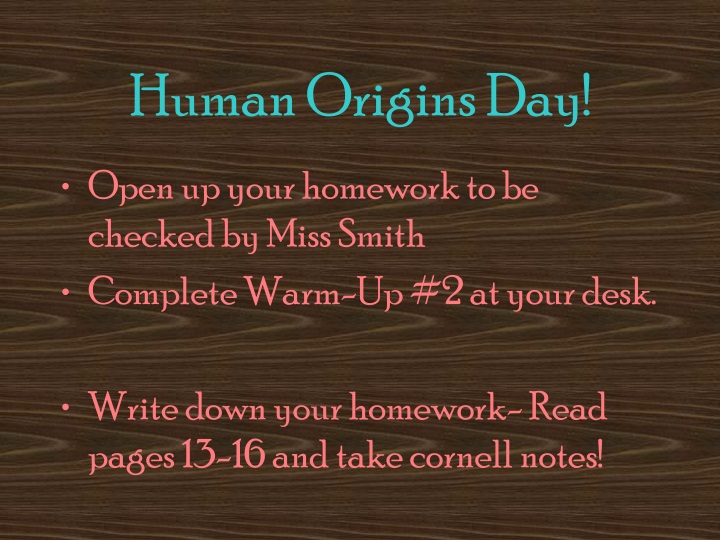 human origins day