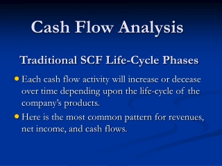 Traditional SCF Life-Cycle Phases