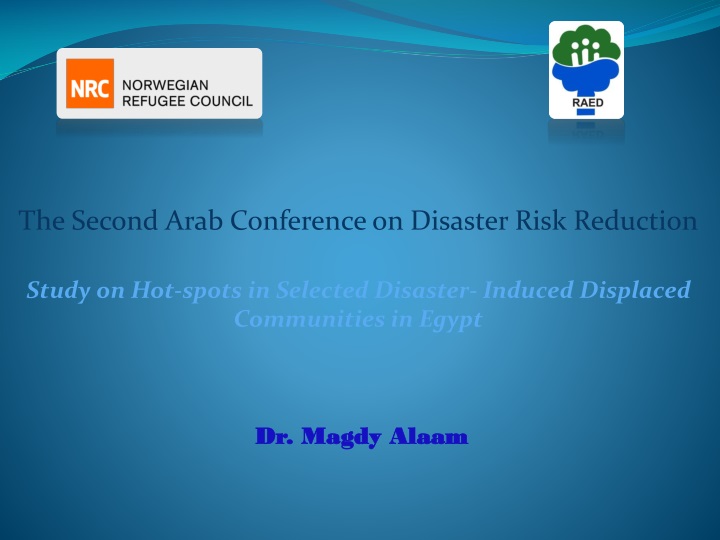 the second arab conference on disaster risk