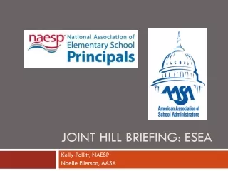 Joint Hill Briefing: ESEA