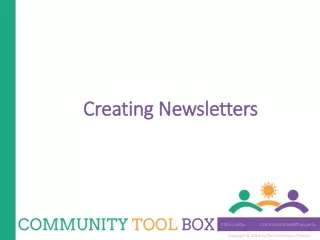 Creating Newsletters