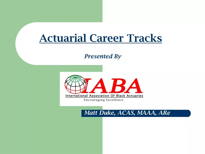 actuarial career tracks