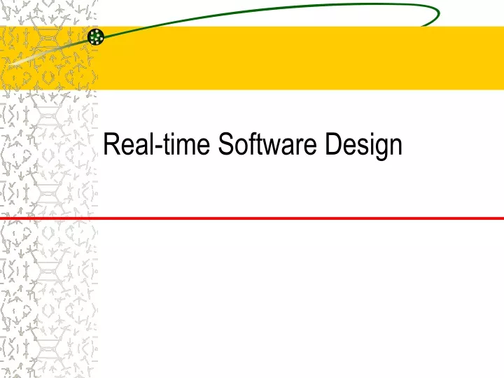 real time software design