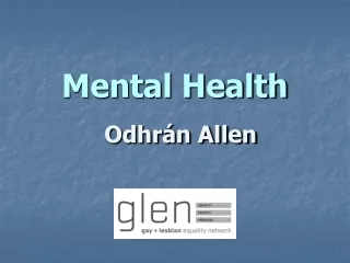 Mental Health Odhrán Allen